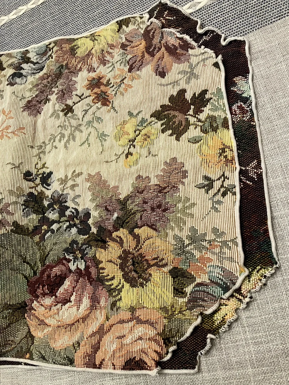 Floral Tapestry Table Runner